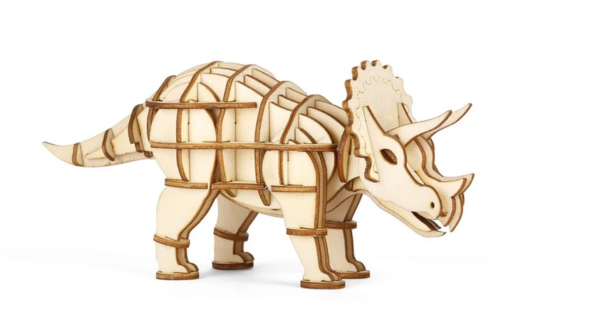 3D Holzpuzzle Triceratops