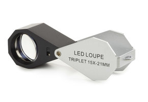 Inslagloep Triplet 15x met LED Verlichting