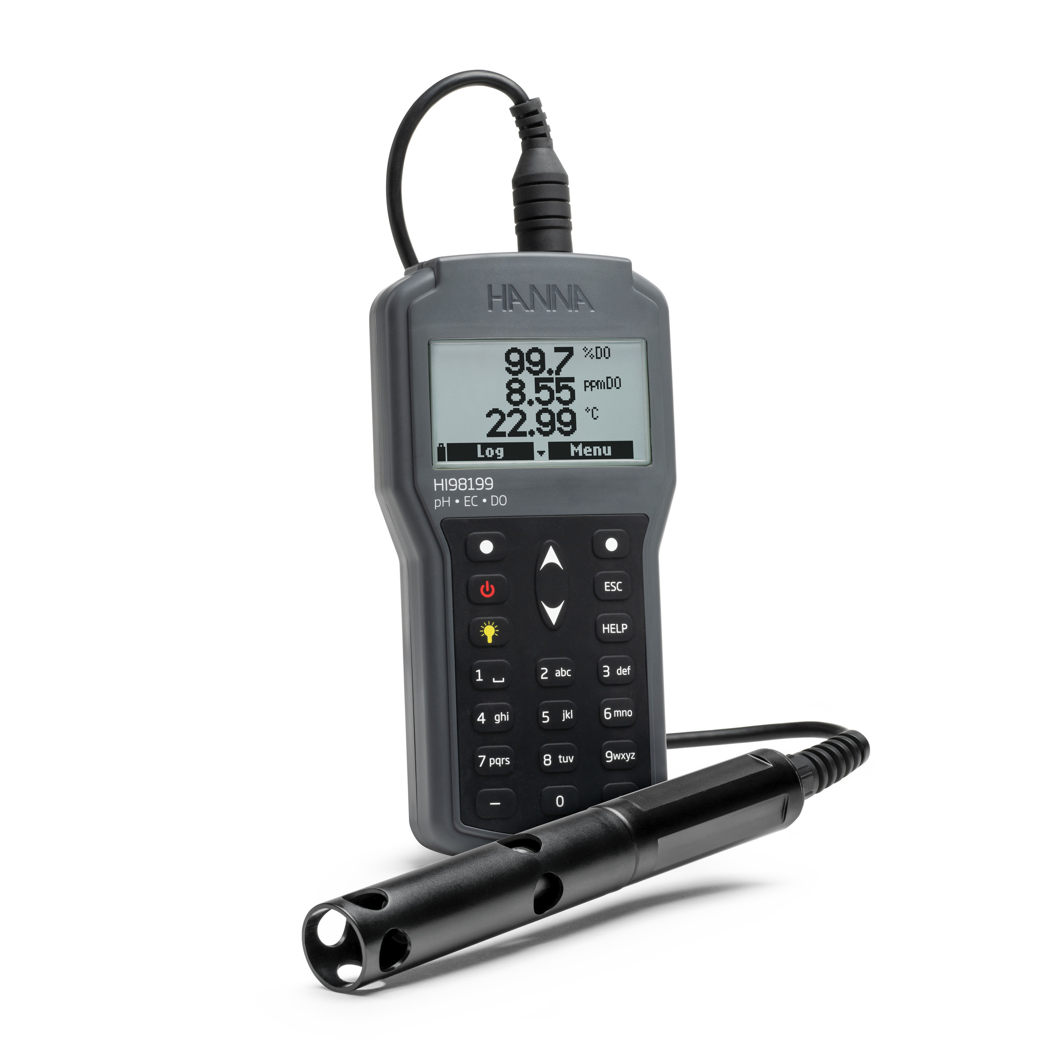 HI98199 Draagbare Veldmeter voor pH/EC/DO met HI829113 pH-elektrode