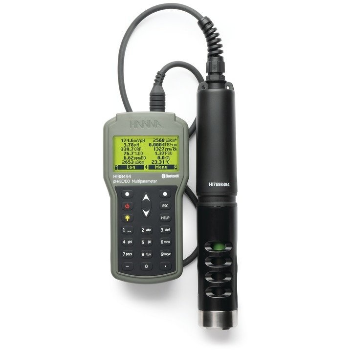 HI98494 Draagbare Multiparameter Veldmeter voor pH/ORP/EC/DO/°C