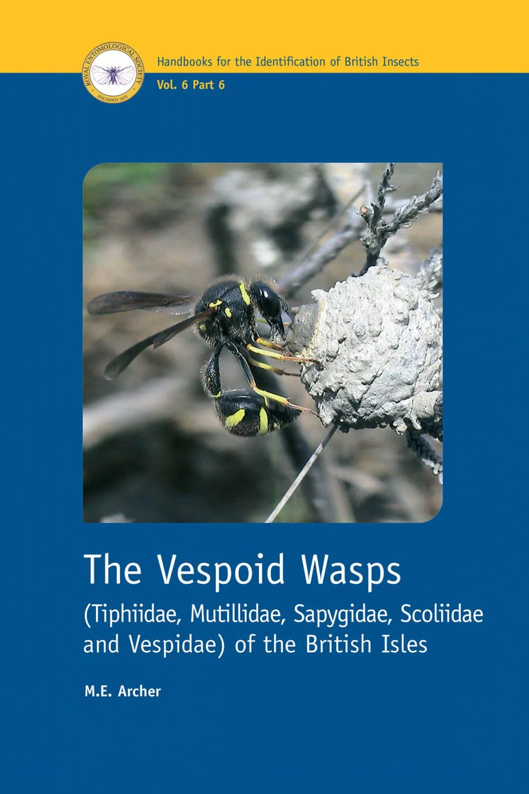 RES Handbook, Volume 6, Part 6: The Vespoid Wasps - (Tiphiidae, Mutillidae, Sapygidae, Scoliidae and Vespidae) of the Britisch Isles