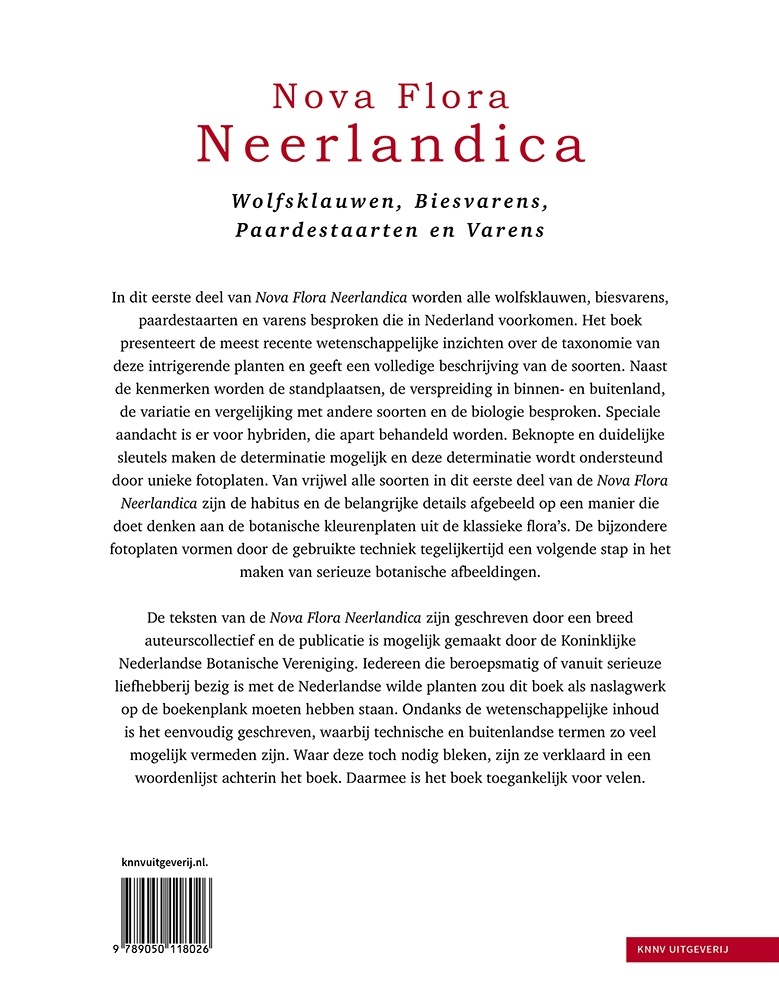 Nova Flora Neerlandica - Deel 1 - Wolfsklauwen, biesvarens, paardestaarten en varens