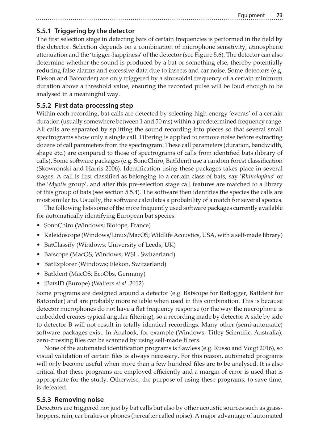 Bat Calls of Britain and Europe - A Guide to Species Identification