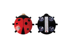 Marienkäfer-Fensterthermometer