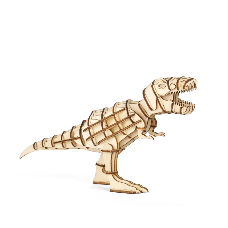 Houten 3D Puzzel T-Rex