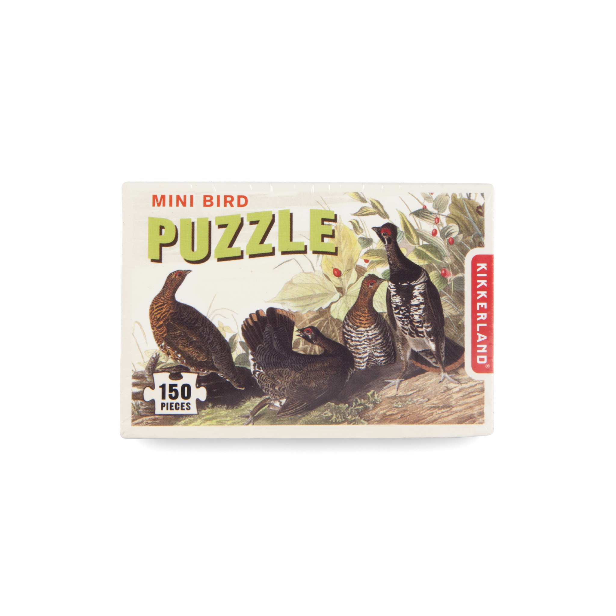 Mini Vogel puzzel - Hoenders