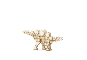 Kikkerland Stegosaurus 3D Wooden Puzzle