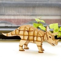 3D Holzpuzzle Triceratops