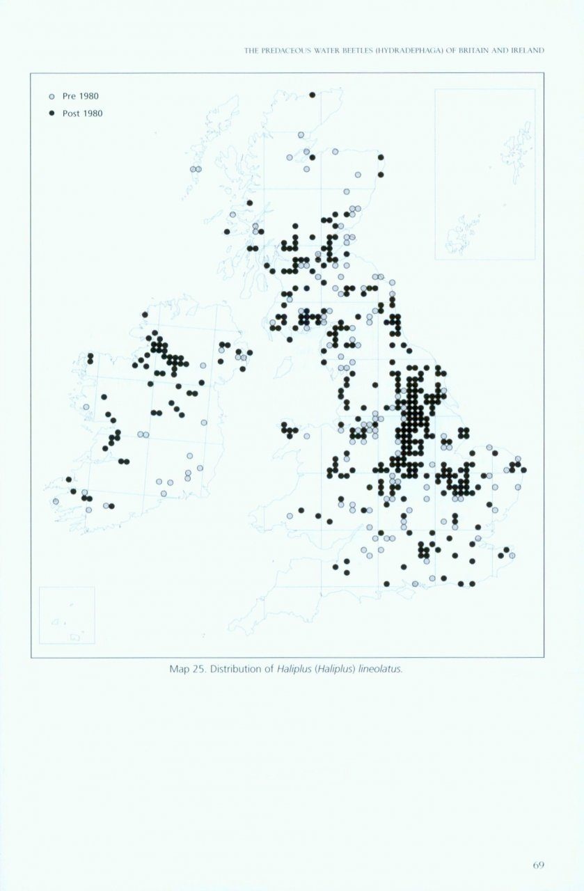 Atlas of the Predaceous Water Beetles (Hydradephaga) of Britain and Ireland