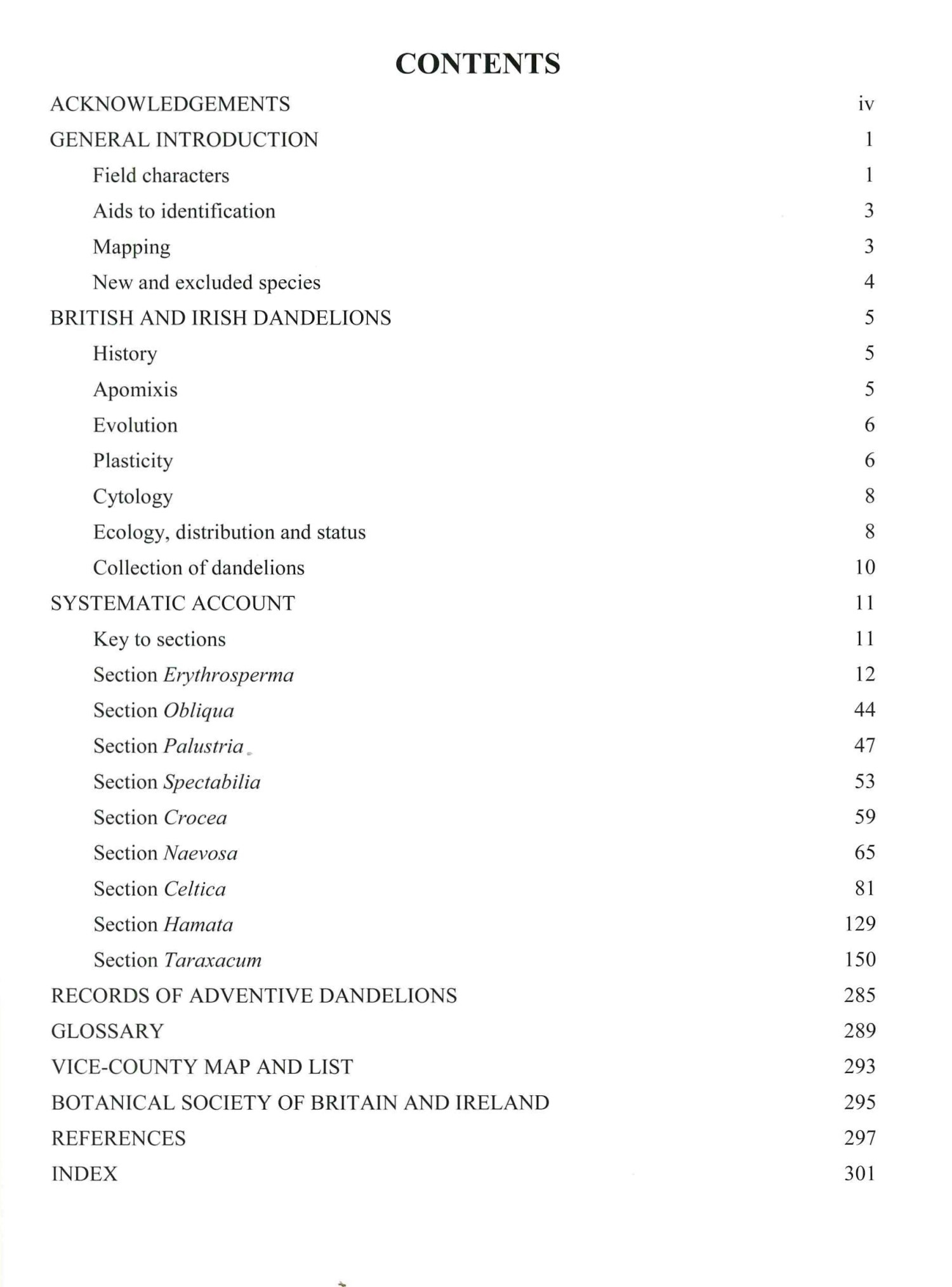 Field Handbook to British and Irish Dandelions