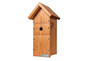 Green Feathers Handgemaakte Houten Vogelkast Large