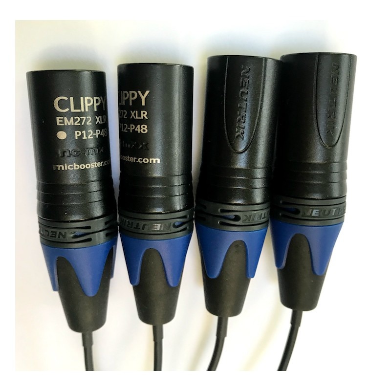 Clippy XLR EM272 4 Matched Microphones