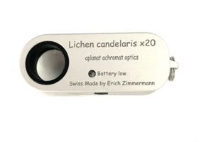 Lichen Candelaris Lupe 20x19 mit LED Beleuchtung