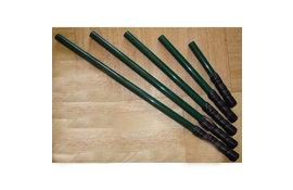 Eendelige aluminium stok