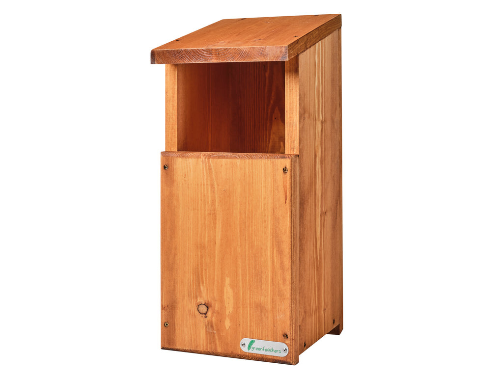 Handgemaakte Houten Uilenkast
