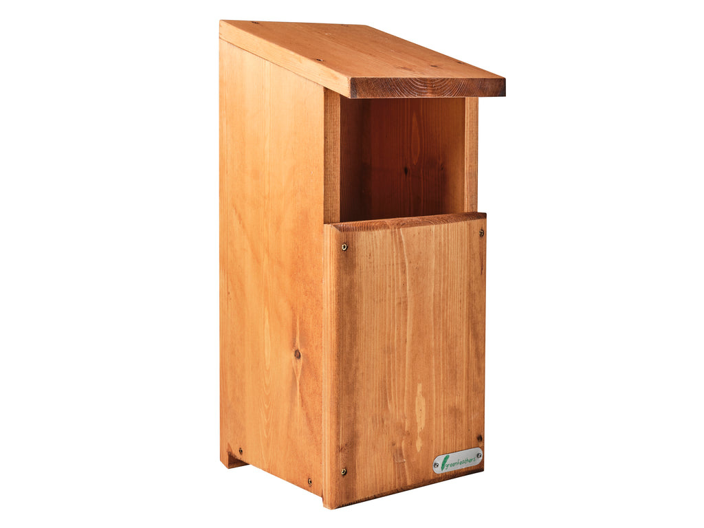 Handgemaakte Houten Uilenkast
