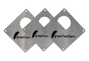 Green Feathers Beschermplaat voor vogelkasten