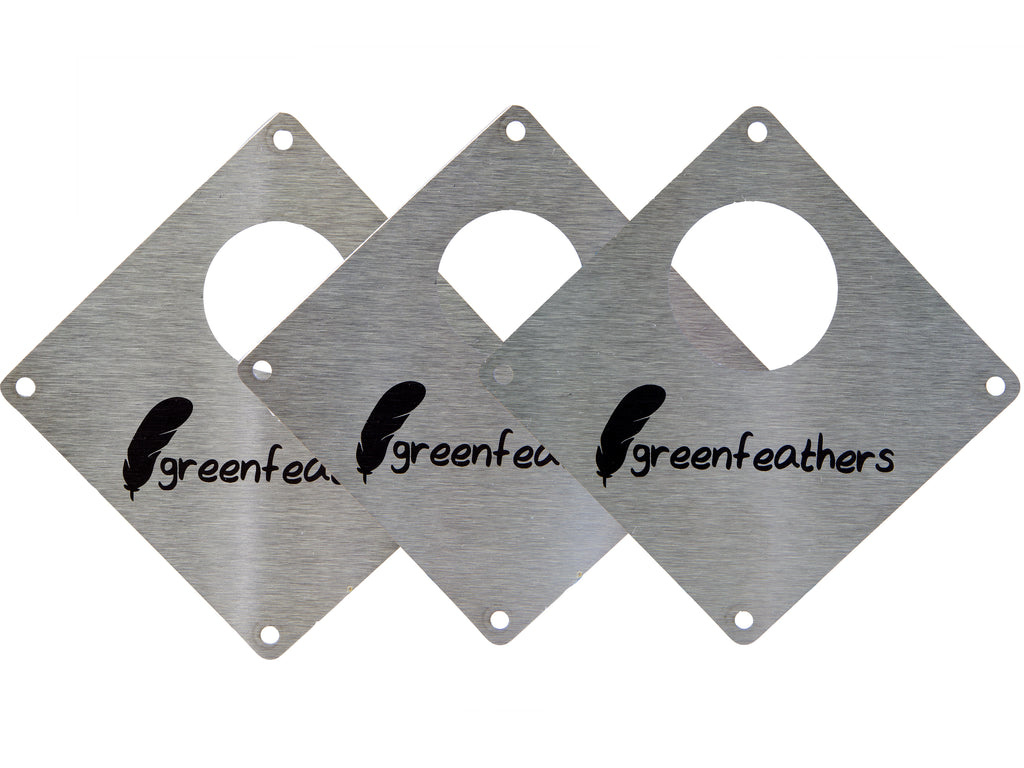 Green Feathers Sicherungsschilde für Nistkästen