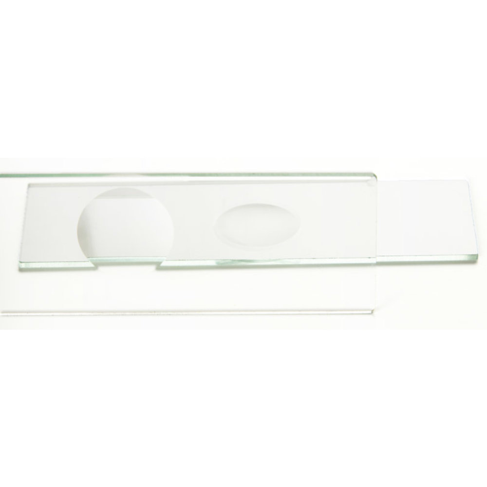 Microscope slides 76 x 26 mm with concavity