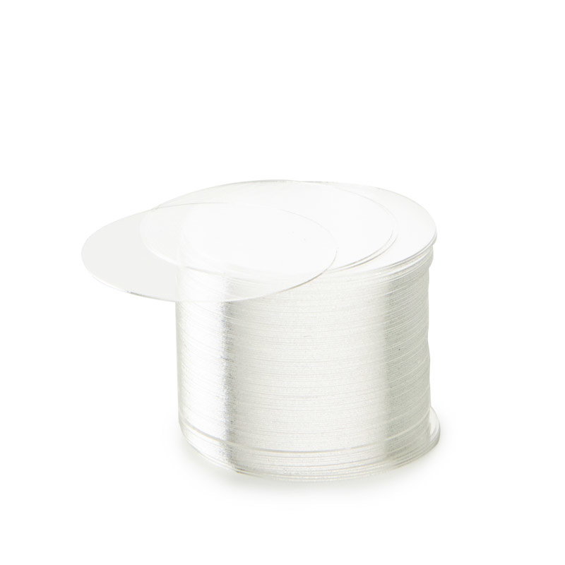 Ronde Dekglaasjes Ø18 mm, dikte 0.13-0.17 mm. 100 stuks