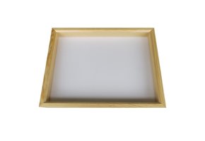 Wooden insect box with glass lid 40 x 50 x 6 cm