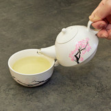 Kikkerland Blossom Morph Teapot and teacup