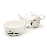 Kikkerland Blossom Morph Teapot and teacup