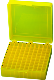 Storage box for 100 collection tubes