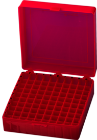 Storage box for 100 collection tubes