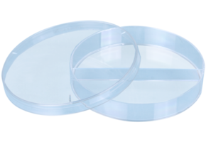 Sarstedt Petrischale 92 x 16 mm,  2-geteilt mit Entlüftungsnocken (Lieferung pro Rolle zu 20 Stück)