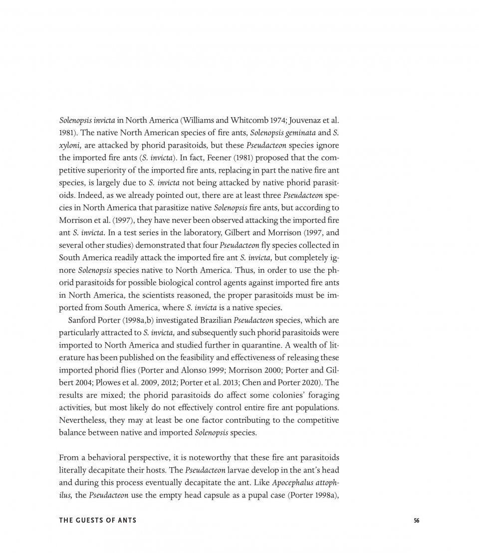 The Guests of Ants - How Myrmecophiles Interact with Their Hosts