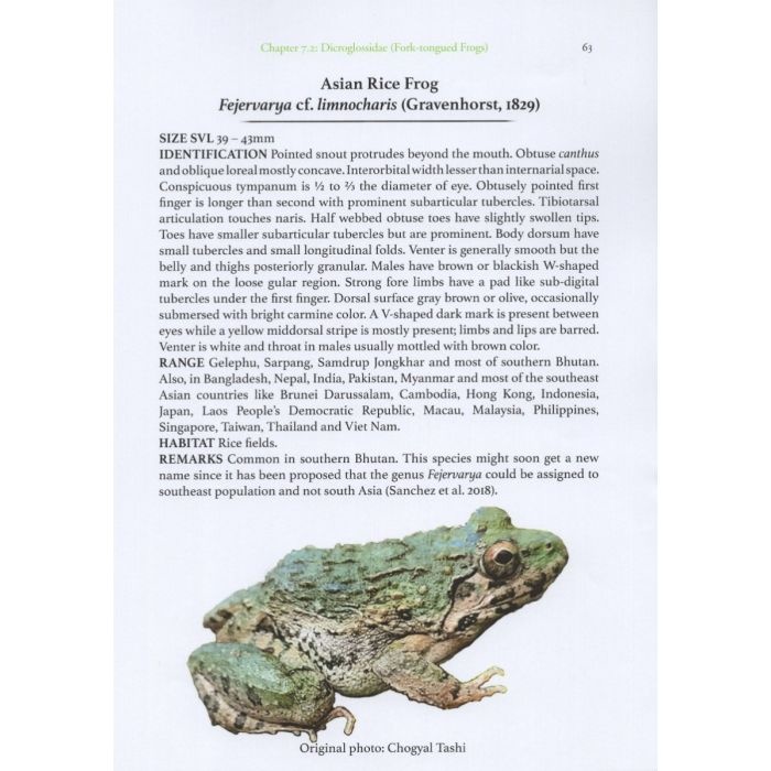 The Amphibians of Bhutan - Veldshop.nl