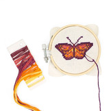 Kikkerland Mini Cross Stitch Embroidery Kit - 5 types