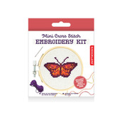 Kikkerland Mini-Kreuzstich-Stickset - 7 Varianten