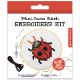 Kikkerland Mini Cross Stitch Embroidery Kit - 5 types