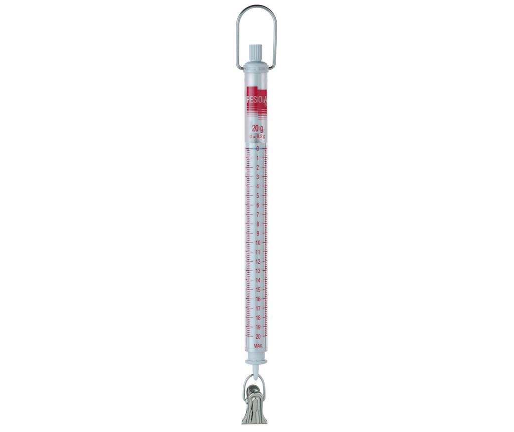 Pesola Veerunster LightLine 20 gram, met klem
