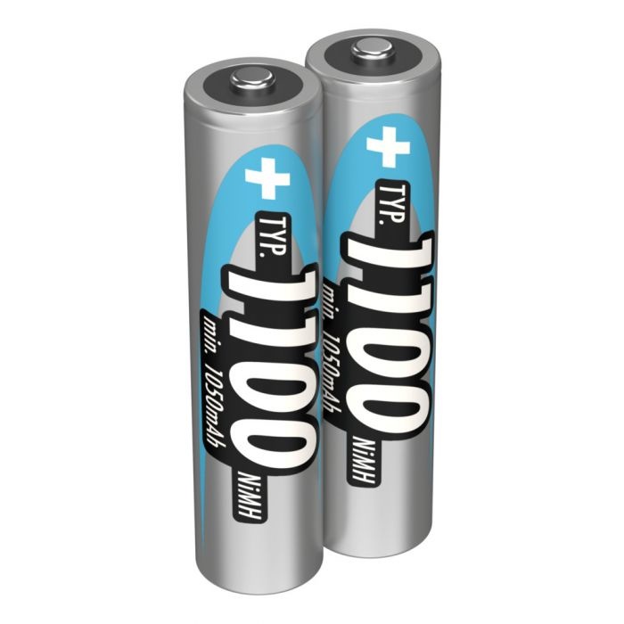 Oplaadbare AAA batterijen 1100 mAh 2-pack