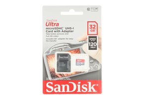 SanDisk MicroSDHC SD Card with Adapter 32GB