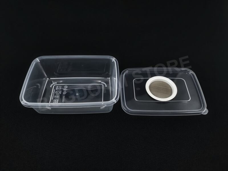 BD5004 Insectenkweekbox met gaasdeksel (380ml) (pak van 6)