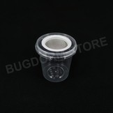 Bugdorm BD5006 Insektenaufzuchtbox mit Drahtgitteröffnung (200ml) (6er Pack)