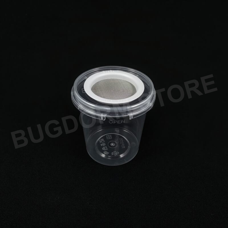 BD5006 Insektenaufzuchtbox mit Drahtgitteröffnung (200ml) (6er Pack)