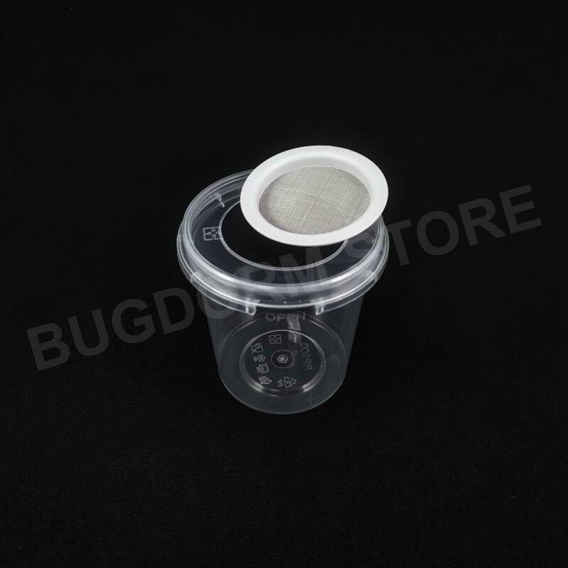 BD5006 Insectenkweekbox met gaasdeksel (200ml) (pak van 6)