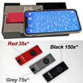 DIPLE RGBS (rood, grijs, zwart en standaard)