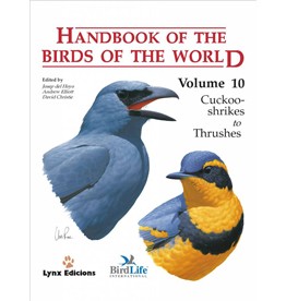 Handbook of the Birds of the World - Volume 10 - Cuckoo-shrikes to Thrushes