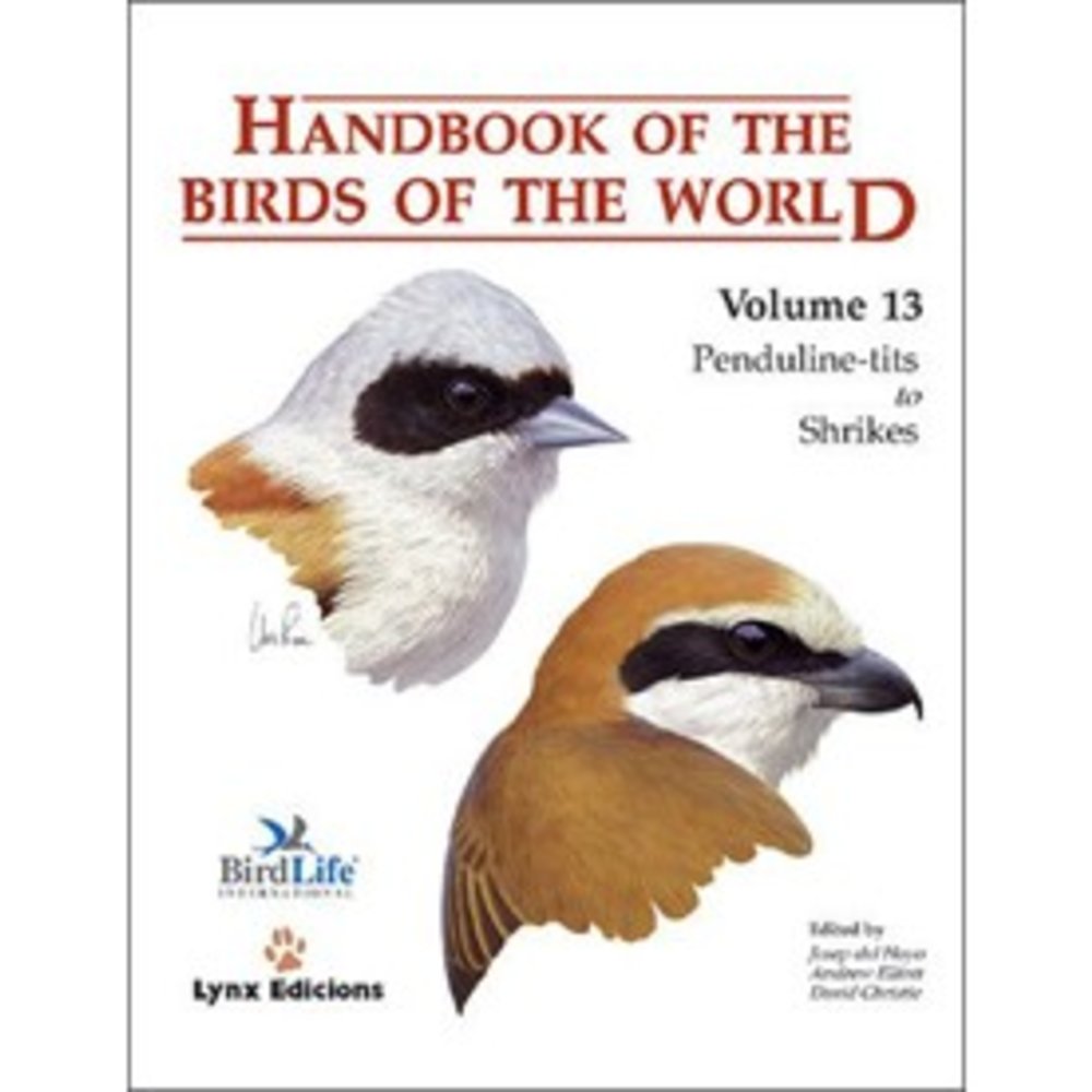 Handbook of the Birds of the World - Volume 13 - Veldshop