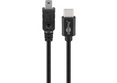 USB mini B - USB C cable