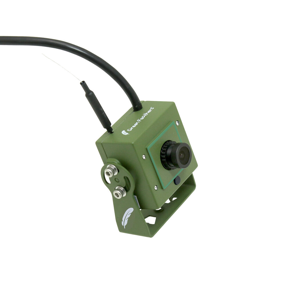 Bird Box Camera Green Feathers Wildlife Camera Green Feathers WiFi