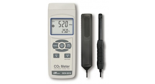 Lutron GCH-2018 CO2- en luchtvochtigheidsmeter
