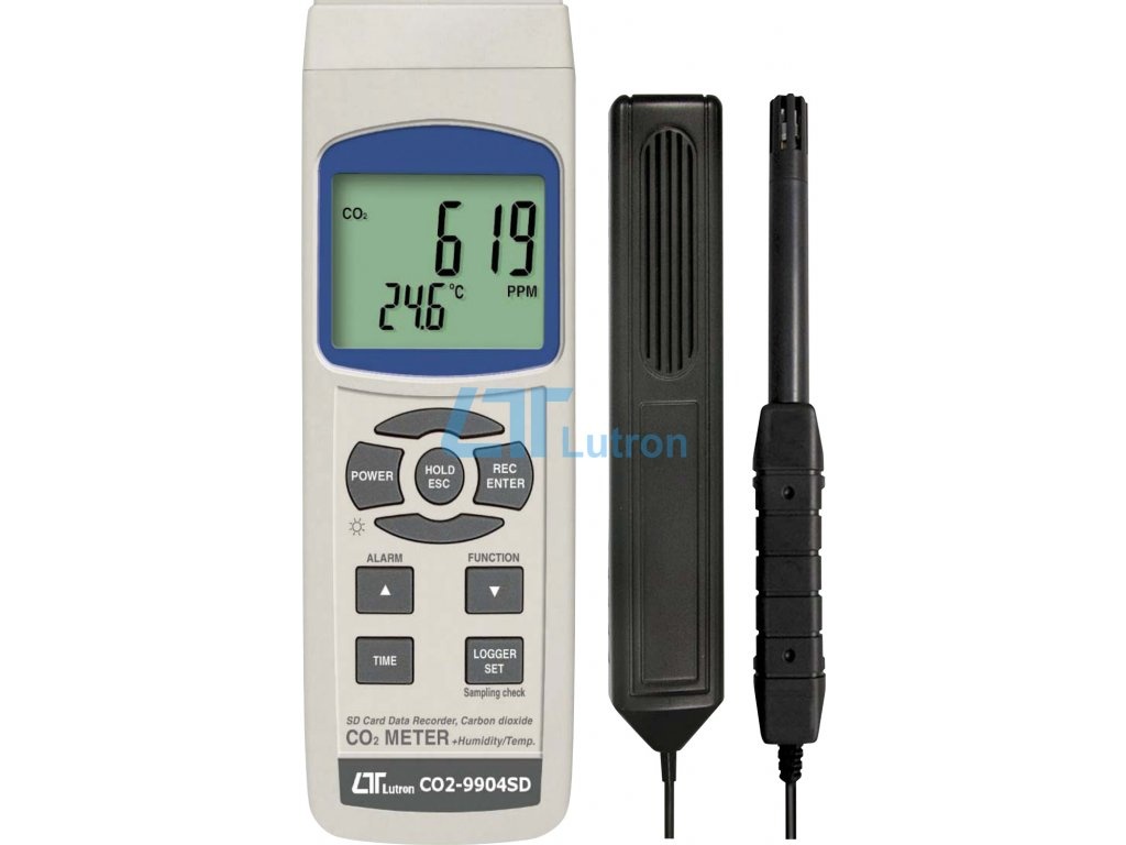 Lutron CO2-9904SD CO2, humidity and temperature meter