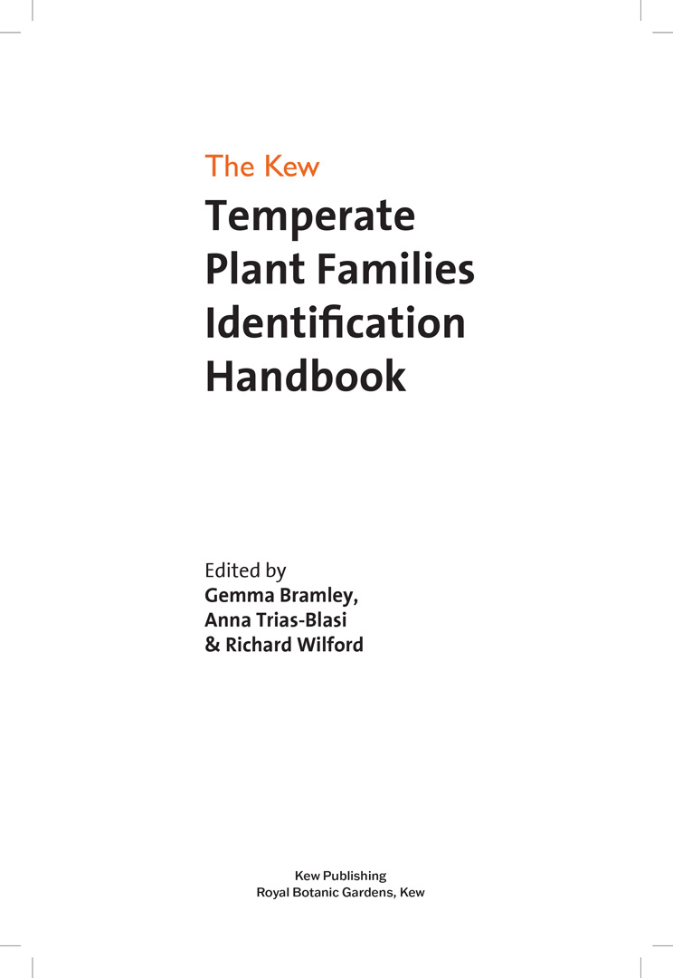 The Kew Temperate Plant Families Identification Handbook